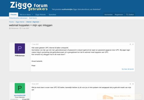 
                            13. webmail koppelen + mijn upc inloggen | Ziggo Gebruikersforum