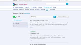 
                            5. webmail login | Antworten | UPC