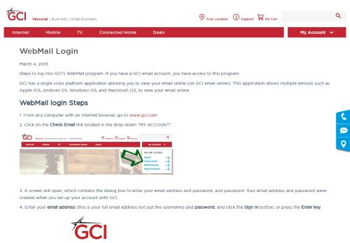 
                            11. Webmail Login | GCI Support - GCI.com