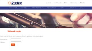 
                            5. Webmail Login - Hosting - Instra Corporation