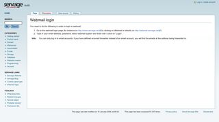 
                            3. Webmail login - Servage Wiki