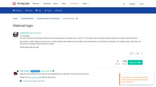 
                            3. Webmail login | Vivaldi Forum