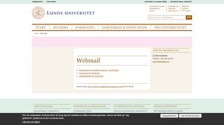 
                            1. Webmail | Lunds universitet