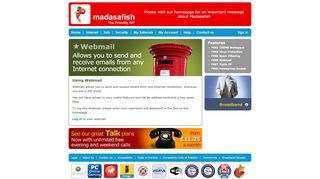 
                            3. Webmail - Madasafish