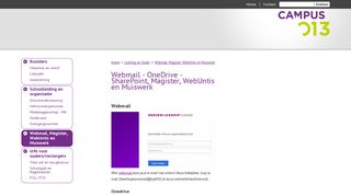 
                            11. Webmail, Magister, WebUntis en Muiswerk - Leerling en Ouder - Home