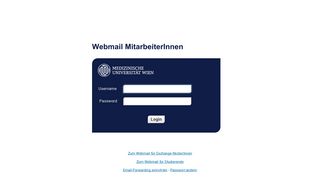 
                            9. Webmail Meduni - MedUni Wien