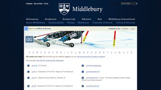 
                            12. WebMail - Middlebury