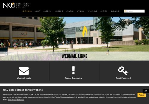 
                            9. Webmail: Northern Kentucky University, Greater Cincinnati Region