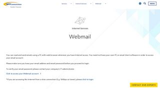 
                            7. Webmail - NTT Singapore