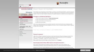 
                            2. Webmail-Oberfläche: Bildungsnetz: Bildungsserver Rheinland-Pfalz