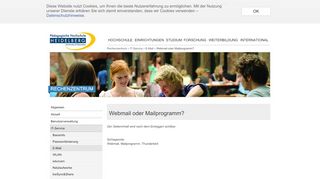 
                            9. Webmail oder Mailprogramm? - Pädagogische Hochschule Heidelberg