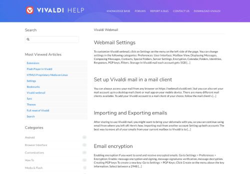 
                            7. Webmail on Vivaldi.net | Vivaldi Browser Help