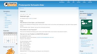 
                            13. Webmail | Piratenpartei Schwalm-Eder