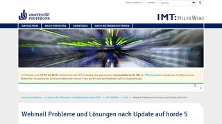 
                            4. Webmail Probleme und Lösungen nach Update auf horde 5 – IMT ...