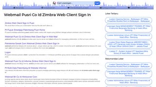 
                            10. Webmail Pusri Co Id Zimbra Web Client Sign In - Desember 2018 ...