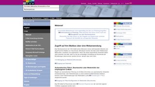 
                            12. Webmail - Rechenzentrum