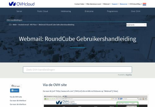 
                            8. Webmail: RoundCube Gebruikershandleiding | OVH-handleidingen