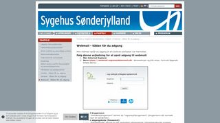 
                            6. Webmail - Sådan får du adgang // Sygehus Sønderjylland