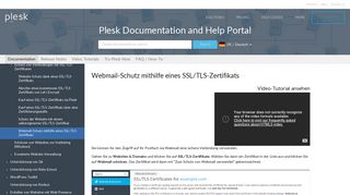 
                            2. Webmail-Schutz mithilfe eines SSL/TLS-Zertifikats