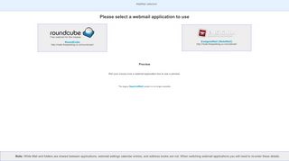 
                            7. WebMail selection - Freeparking