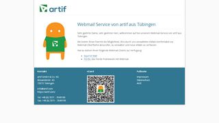 
                            10. Webmail-Service von artif aus Tübingen