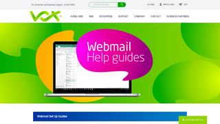 
                            10. Webmail Set Up Guides | Vox
