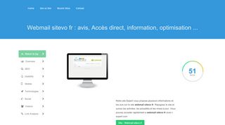 
                            6. Webmail sitevo fr - Analyses de Sites Web Gratuits Avec SEO L'expert ...