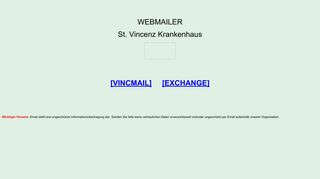 
                            9. WEBMAIL - St.Vincenz Krankenhaus Limburg