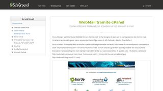 
                            7. WebMail tramite cPanel - SiteGround