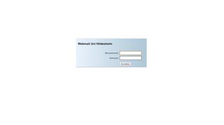 
                            4. Webmail Uni Hildesheim Username: Password: