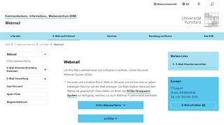 
                            3. Webmail | Uni-Mail | E-Mail und Internet ... - KIM Uni Konstanz