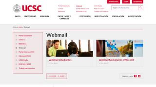 
                            4. Webmail - Universidad Católica de la Santísima Concepción
