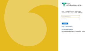 
                            1. Webmail Vgregion - Västra Götalandsregionen