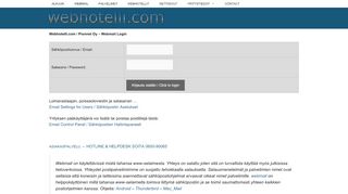 
                            4. Webmail - webhotelli.com