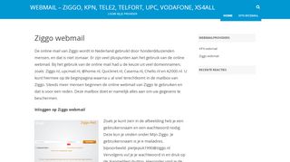 
                            13. Webmail - Ziggo, KPN, Tele2, Telfort, UPC, Vodafone, XS4all | Login ...