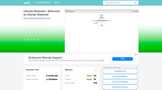 
                            4. webmail.africaonline.co.zw - Utande - Login - Webmail Africaonline