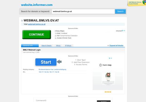 
                            7. webmail.bmlvs.gv.at at WI. BMLVS Webmail Login - Website Informer