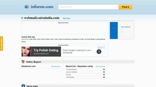 
                            12. webmail.cairnindia.com @ Informe. Outlook Web App