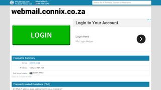 
                            2. webmail.connix.co.za - Connix Webmail | IPAddress.com