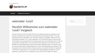 
                            2. webmailer 1und1 - - APPELPREIS.de