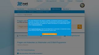 
                            3. Webmailer und E-Mail-Programme - M-net