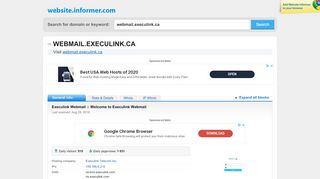 
                            12. webmail.execulink.ca at WI. Execulink Webmail :: Welcome to ...