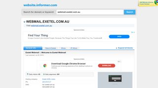 
                            5. webmail.exetel.com.au at WI. Exetel Webmail :: Welcome to Exetel ...