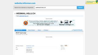 
                            12. webmail.hslu.ch at WI. Hochschule Luzern - Outlook Web Access