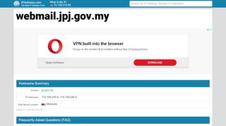 
                            5. webmail.jpj.gov.my - Jpj Webmail | IPAddress.com