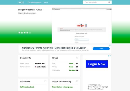 
                            4. webmail.meijer.com - Meijer WebMail - OWA - Web Mail Meijer - Sur.ly