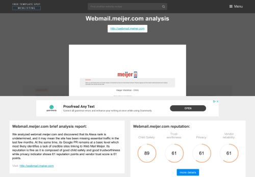 
                            6. Webmail.meijer.com - Popular Website Reviews