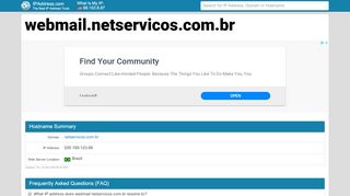 
                            4. webmail.netservicos.com.br - Netservicos Webmail | IPAddress