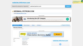 
                            9. webmail.petrom.com at WI. Netscaler Gateway - Website Informer