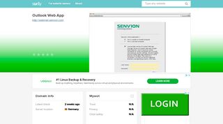 
                            3. webmail.senvion.com - Outlook Web App - Web Mail Senvion - Sur.ly